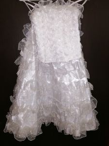 Kids Costumes to Hire - White top & skirt - Flower details